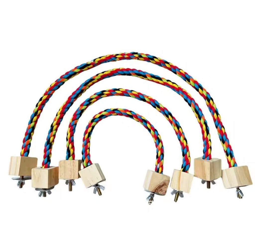 Rope Perch - Blue, Red & Yellow