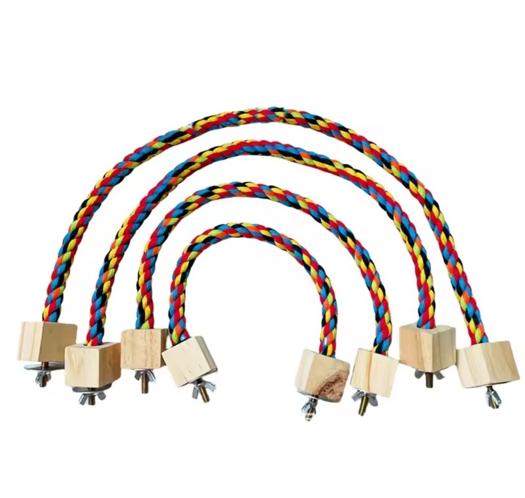 Rope Perch - Blue, Red & Yellow
